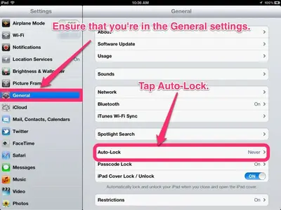 Ipad screen won't shut off automatically | Apple iPad Forum 🍎