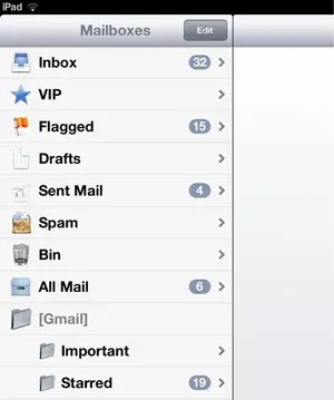 spam and blocked folder iphone