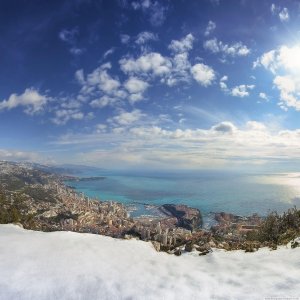Coastal Scene Of Monaco landscape free ipad wallpaper 201404140.jpg