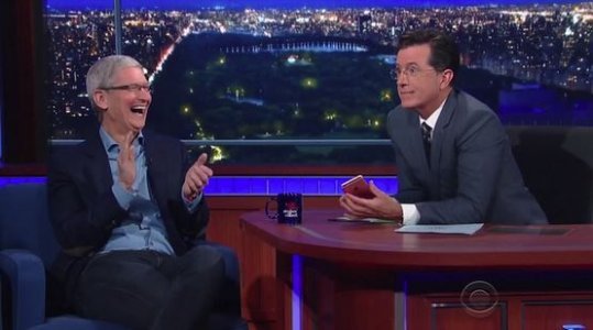 Tim Cook on Late Night with Stephen Colbert.JPG