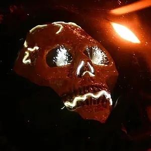 Lighted Skull