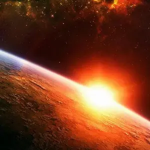 Earth and the Sun