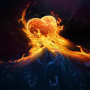 Flaming Heart