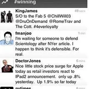 twitter update