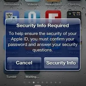 iTunes security