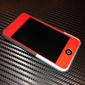 Custom Red iPod touch 4th Gen