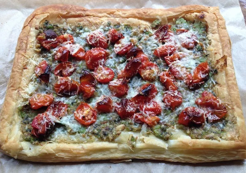 Brie and Tomato Tart