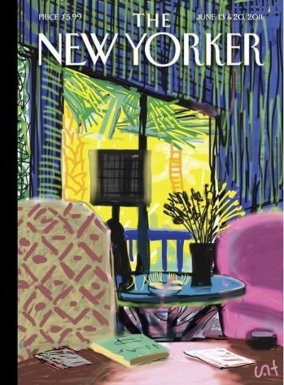 David Hockney New Yorker cover