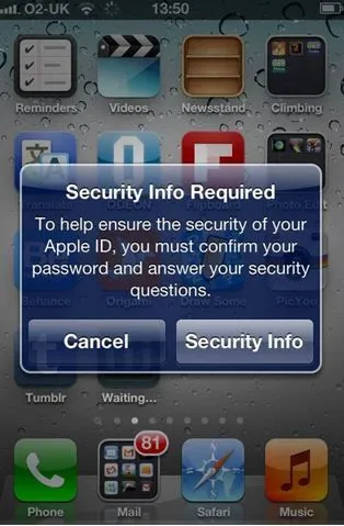 iTunes security