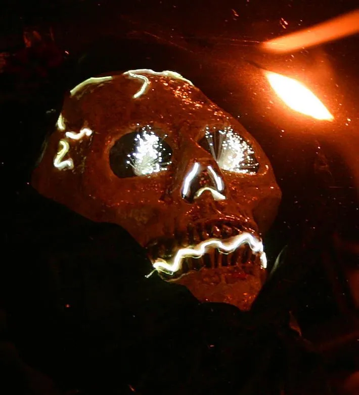 Lighted Skull
