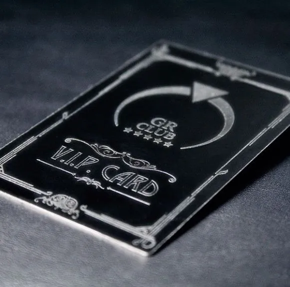Semi Gloss Black Business Cards
